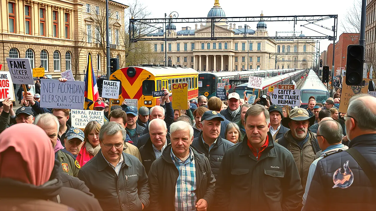 Protest in Capital Prompts Northern Railway to Cancel 19 Major Trains