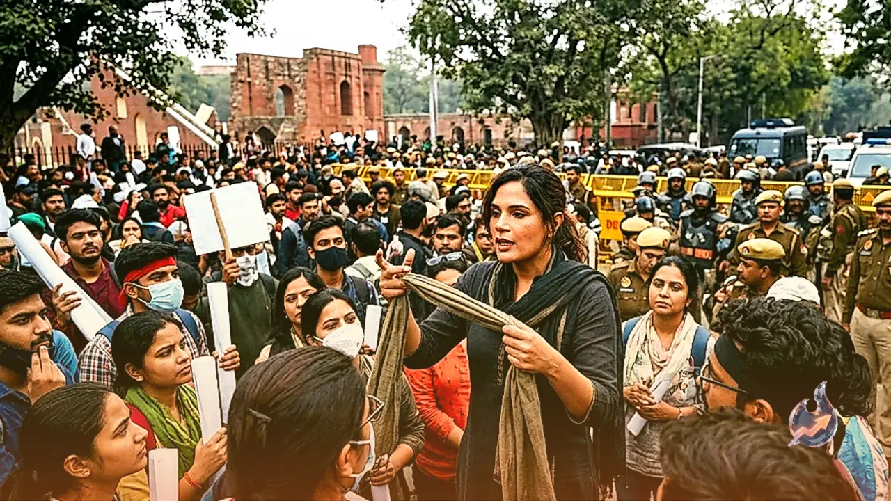 Protest Swells at Jantar Mantar as Richa Chadha Shares Disguise Tips and Imran Khan Detained