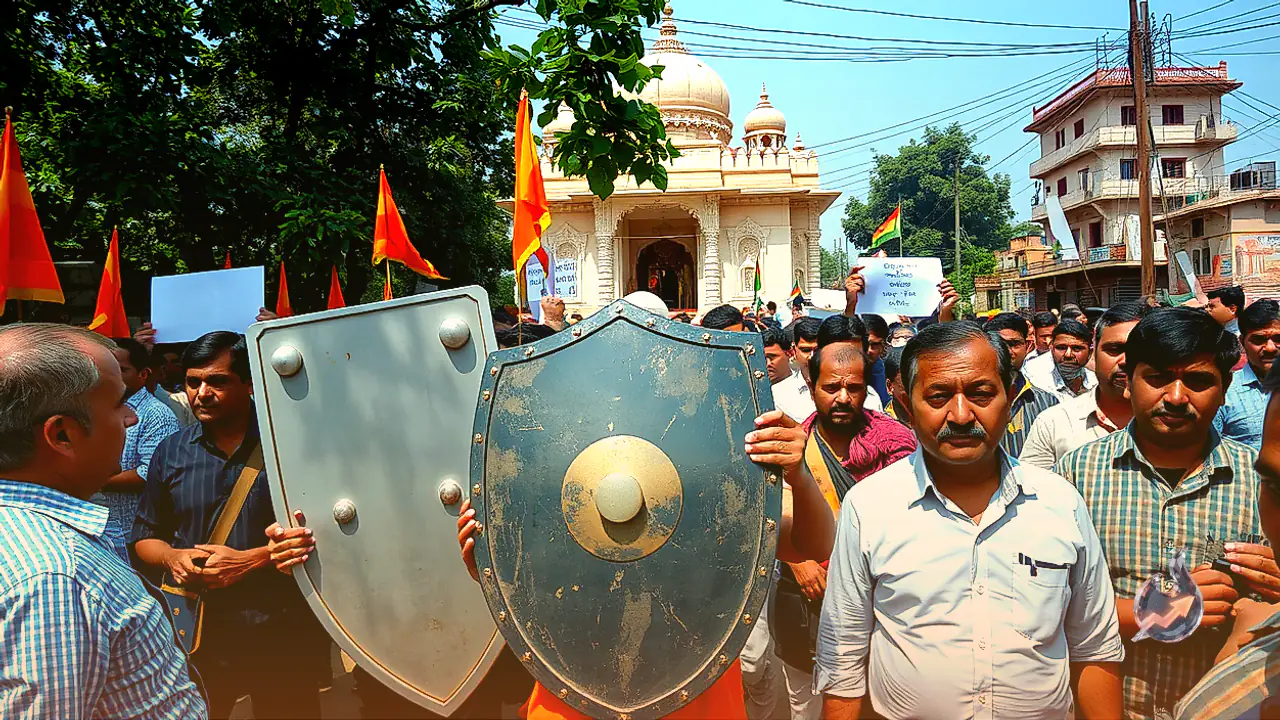 Protest Underway to Shield Historic Gandhi Ashram in Meerut from Property Sale