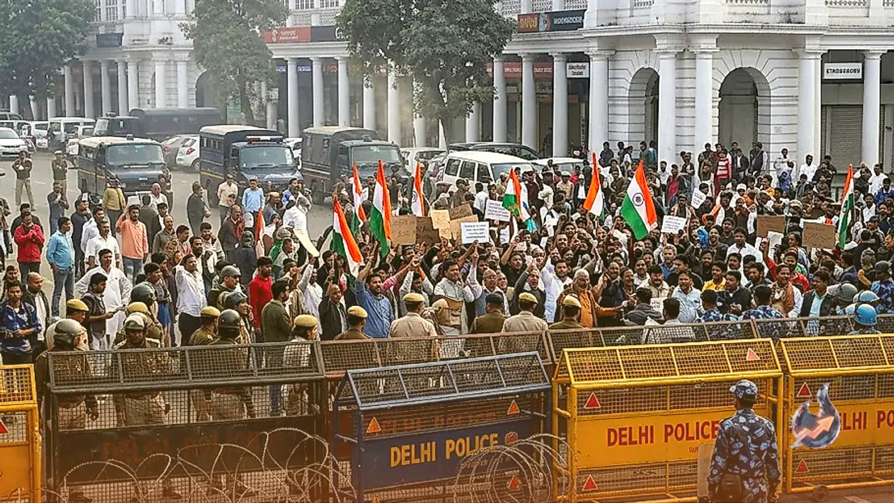 Protests and Blockades Choke Heart of Delhi: Khan Market and Connaught Place Report Huge Business Losses