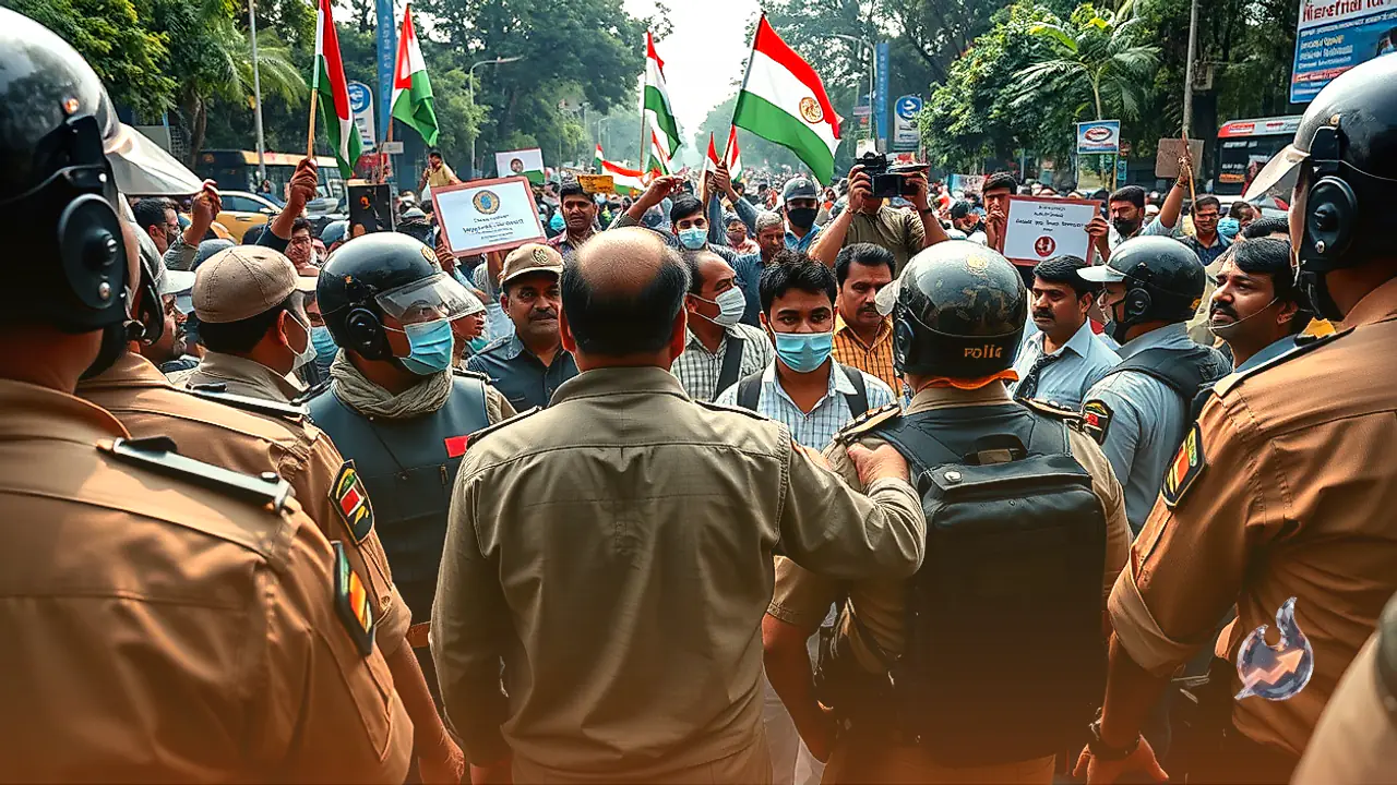 बेंगलुरु में एसआईआर के विरोध पर पुलिस का लाठीचार्ज, एक तरफ दिल्ली में प्रदर्शन तो दूसरी तरफ राजधानी में छात्रों पर कार्रवाई