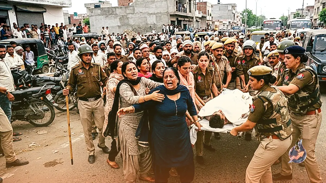 Protests Erupt in Mansa Over Suspicious Death as Family Clashes With Police Over Body