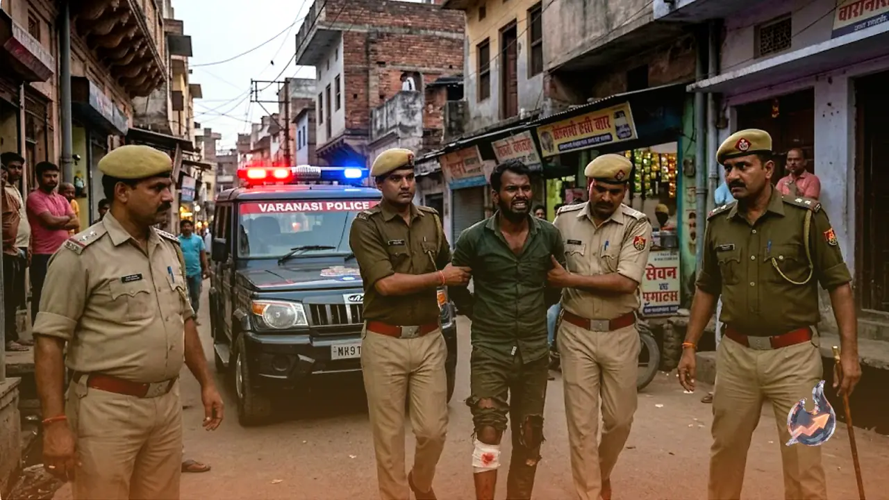 Injured Robbery Suspect Arrested After Exchanging Fire With Police In Varanasi