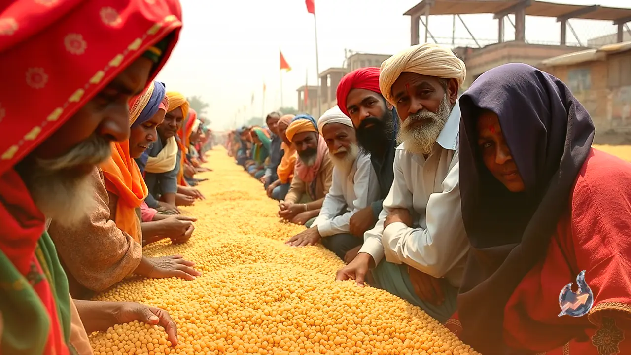 Pulse Farmers in Jhansi's Bada Gaon Protest Low Yields, Blame Substandard Seeds from Local Depot