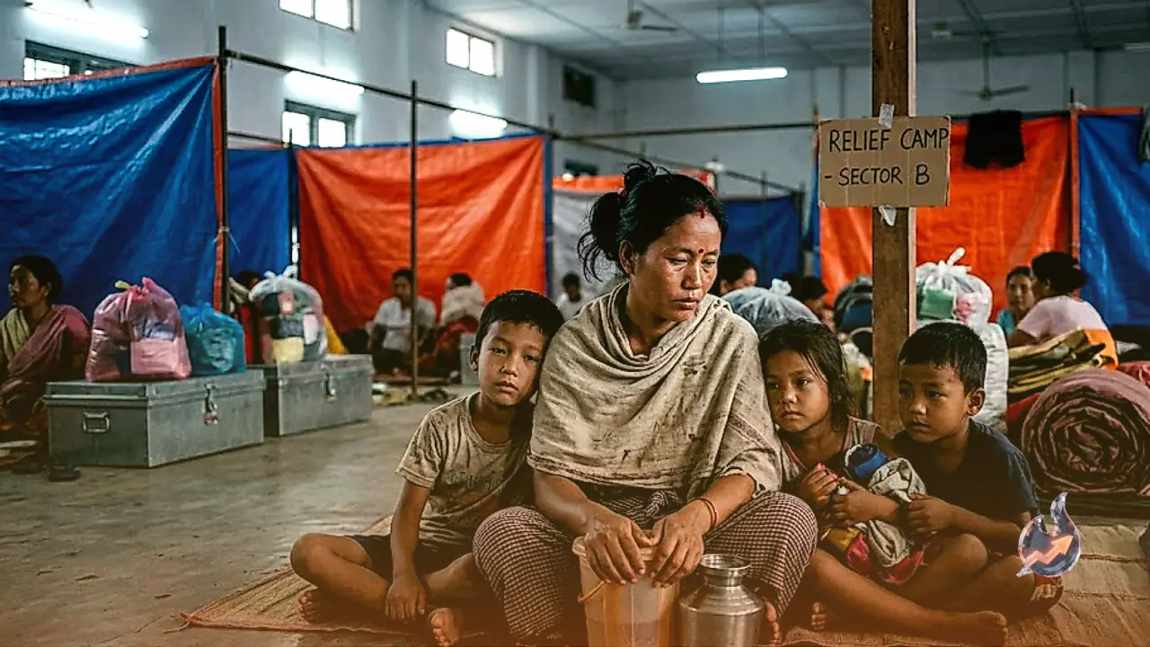 Displaced Manipur families must wait for rehabilitation to finish before any compensation, government tells Assembly