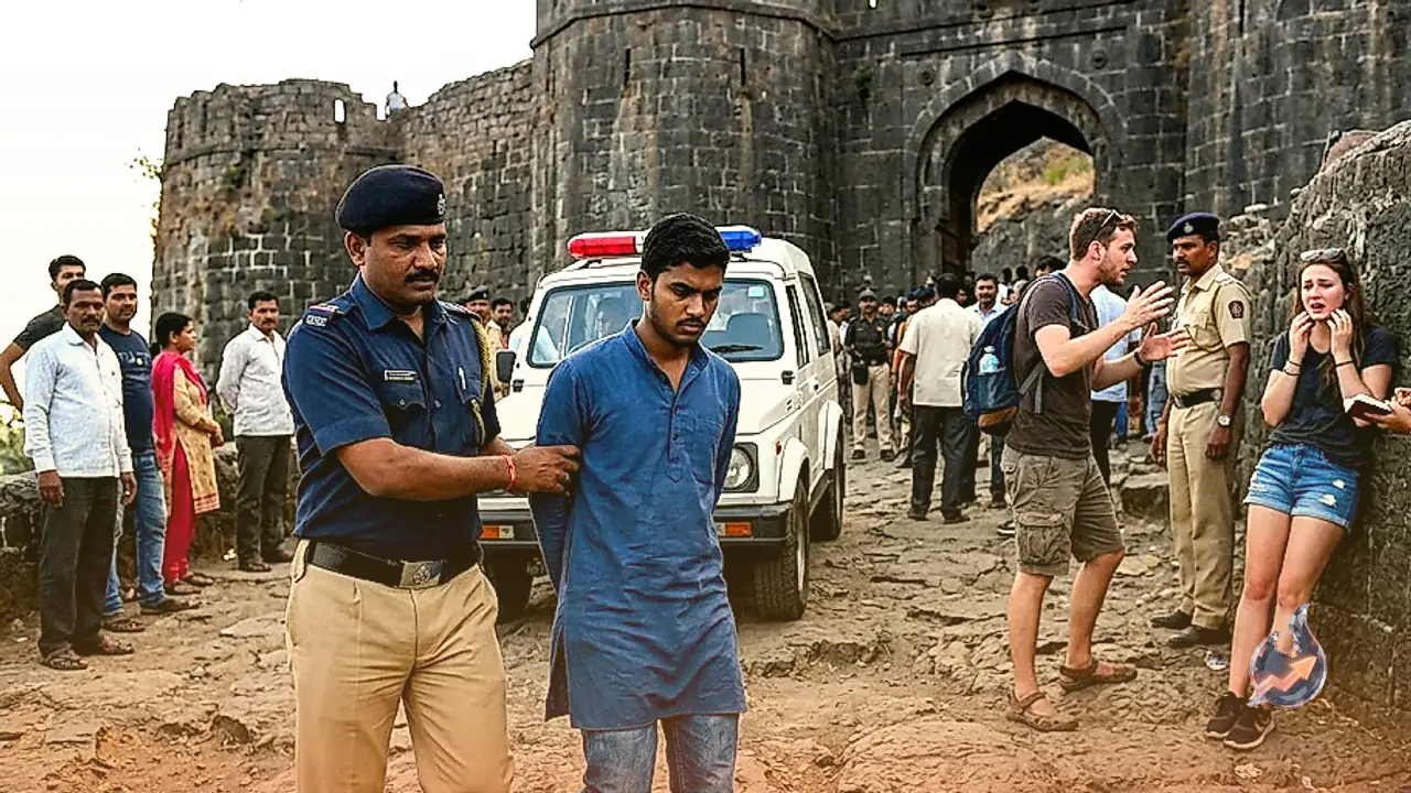 Violence Erupts at Historic Sinhagad Fort Over Western Attire, Pune Police Book Eight Suspects