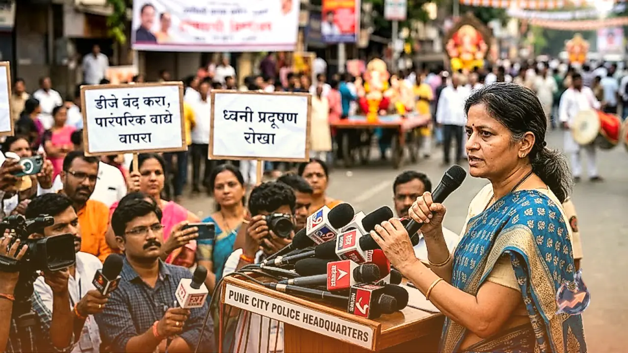 पुणे में डीजे की तेज आवाज पर बवाल, राज्यमंत्री माधुरी मिसाल ने सभी त्योहारों के लिए एक जैसे नियम की मांग रखी