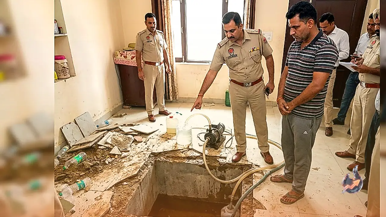 Illicit Liquor Racket Uncovered Beneath Floor Tiles in Kapurthala of Punjab, Motor Pumps Used for Extraction, One Arrested