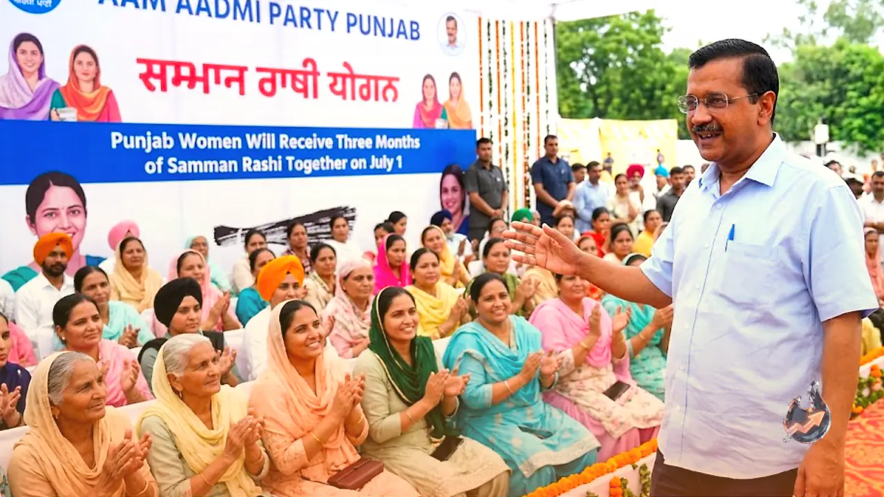Arvind Kejriwal Announces Punjab Women Will Receive Three Months of Samman Rashi Together on July 1