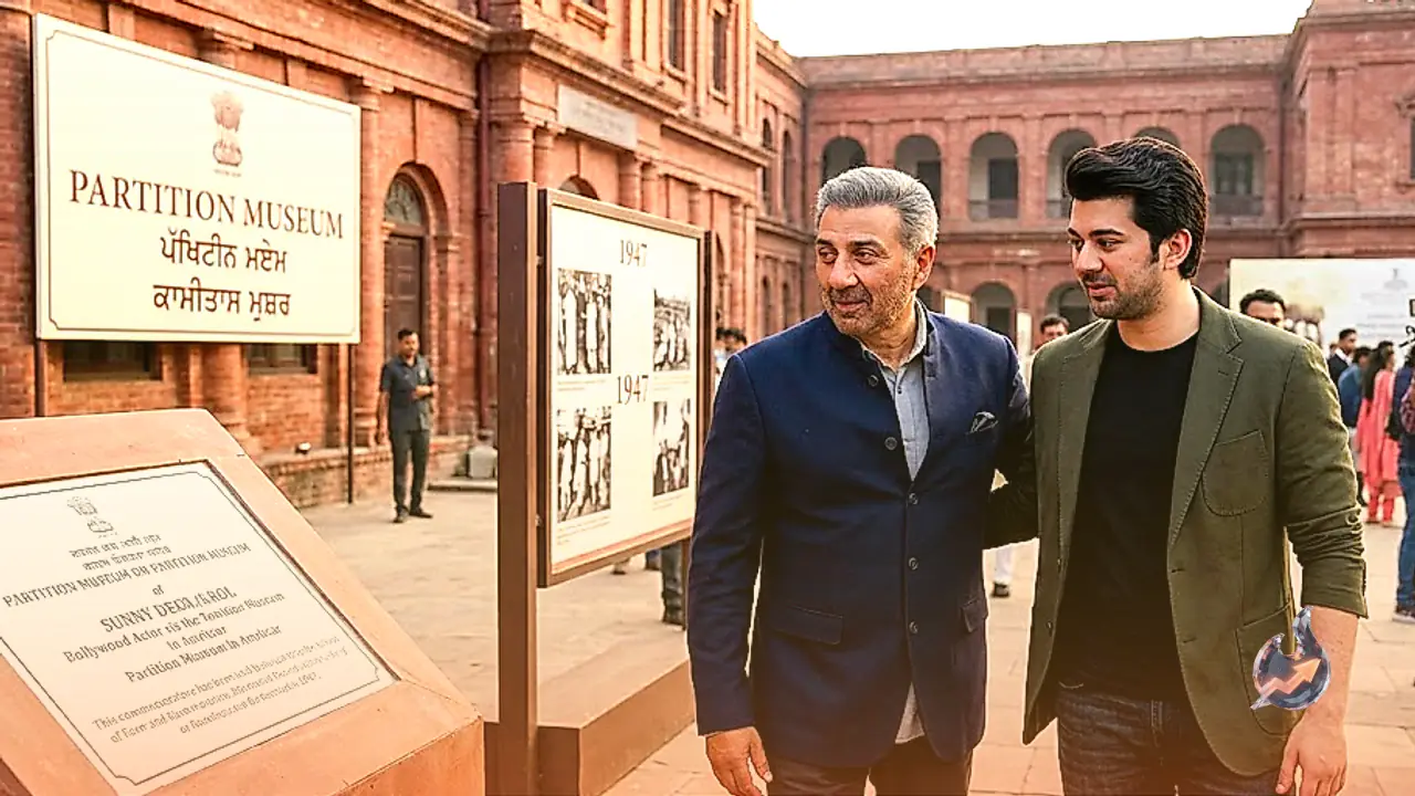Sunny Deol Visits Partition Museum in Amritsar with Son Karan for Bantwara 1947 Promotions