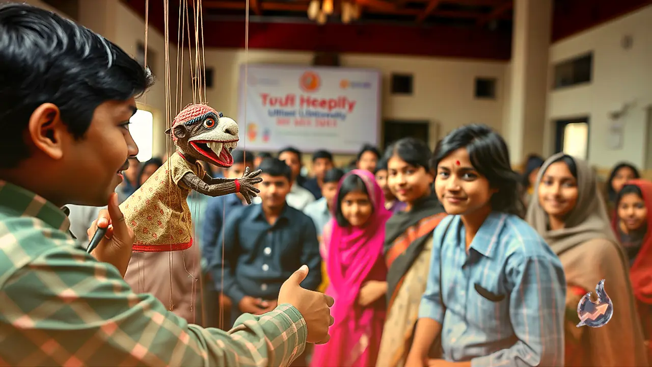 जनगणना 2027 को लेकर गुवाहाटी यूनिवर्सिटी में कठपुतली शो, छात्रों ने दिया सही जानकारी दर्ज कराने का संदेश