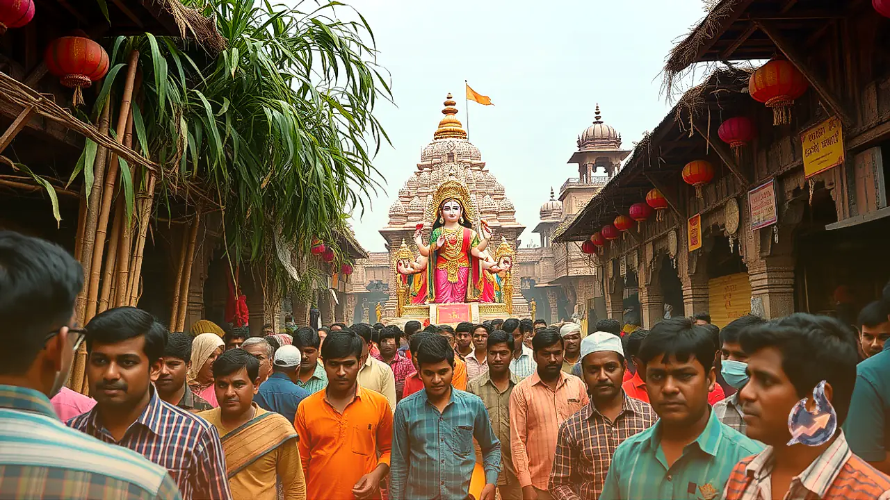 पूर्णिया में 111वें वर्ष पर 1 लाख बांसों से सजेगा भव्य पर्यावरण हितैषी दुर्गा पूजा पंडाल