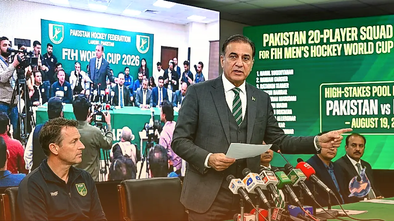 Pakistan Unveils 20-Player Squad for Men's Hockey World Cup 2026 Ahead of High-Stakes India Match