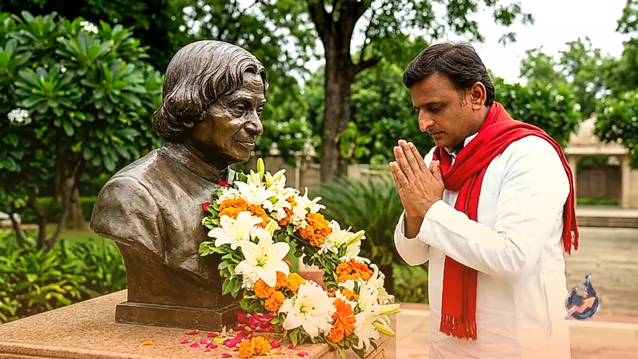 पूर्व राष्ट्रपति डॉ. ए.पी.जे. अब्दुल कलाम की पुण्यतिथि पर अखिलेश यादव ने दी श्रद्धांजलि, 'मिसाइल मैन' के योगदान को किया याद