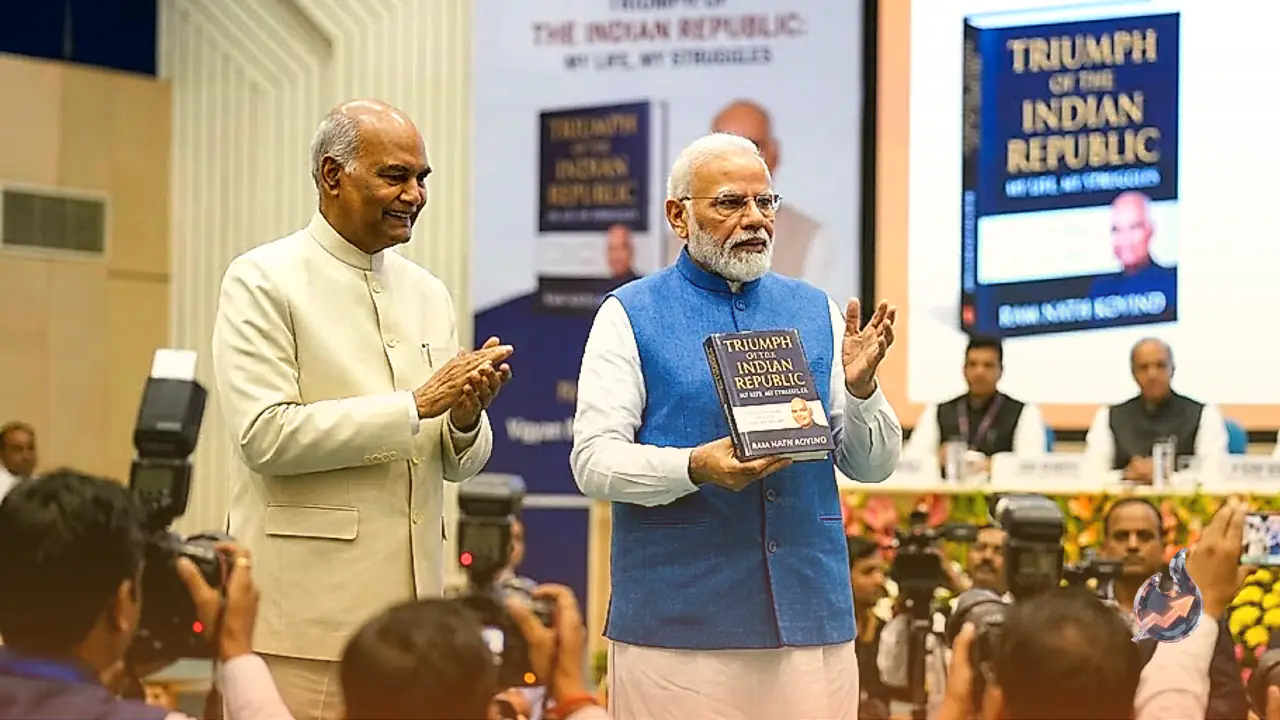 Prime Minister Narendra Modi Releases Ram Nath Kovind's Autobiography, Advising Gen Z to Avoid Shortcuts in the Reel Era