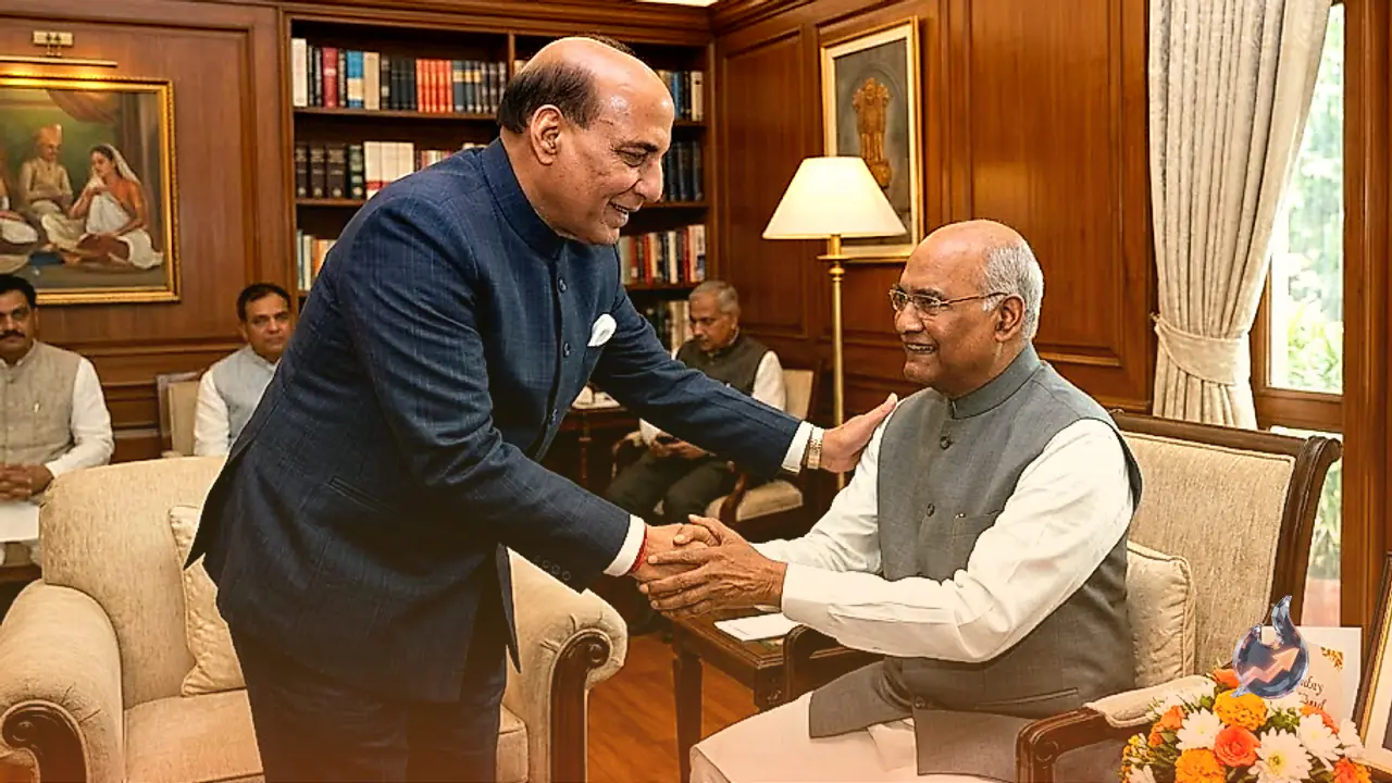 Rajnath Singh Greets Former President Ram Nath Kovind on Birthday, Praises His Simplicity and Public Service