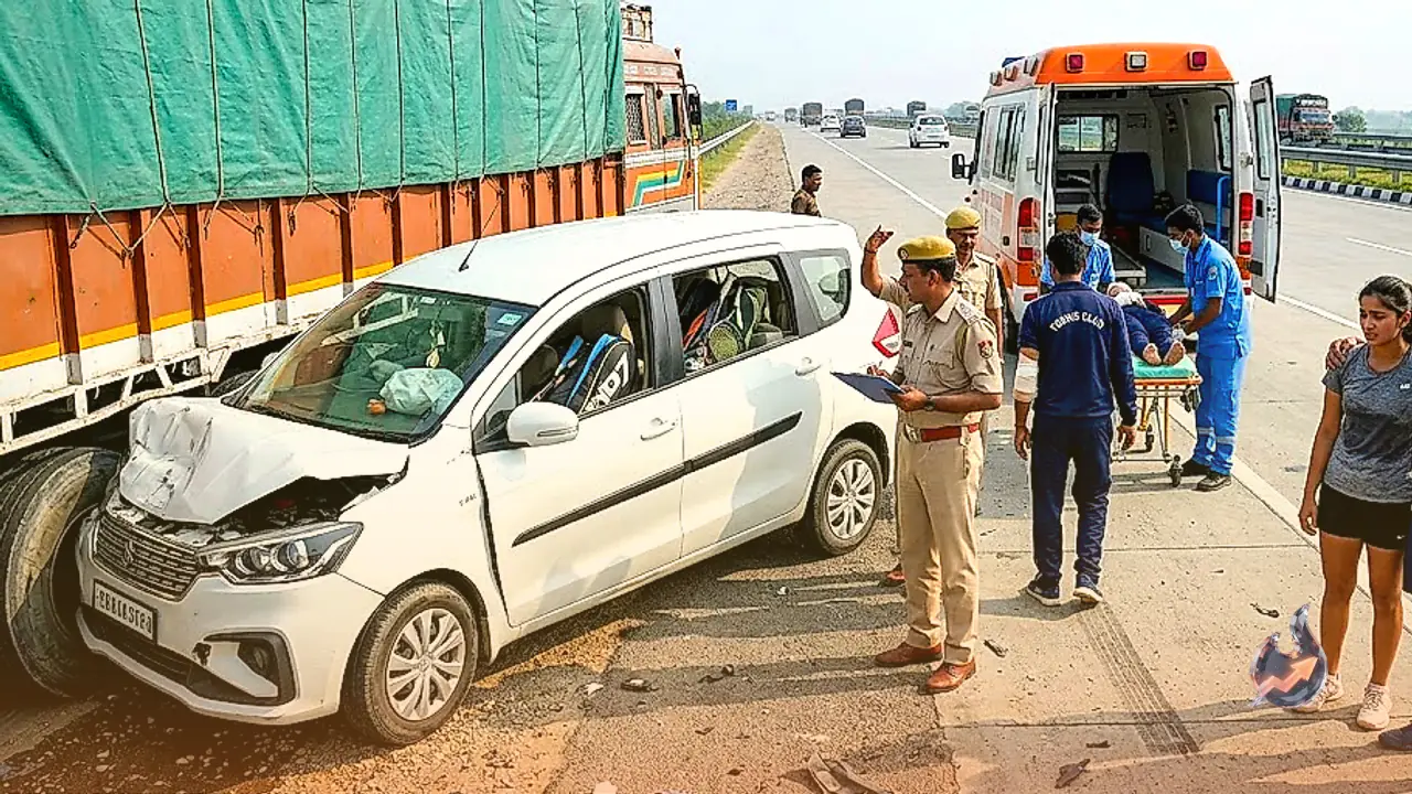 सुलतानपुर में पूर्वांचल एक्सप्रेसवे पर ट्रक से टकराई तेज रफ्तार अर्टिगा, तीन युवा टेनिस खिलाड़ियों की दर्दनाक मौत