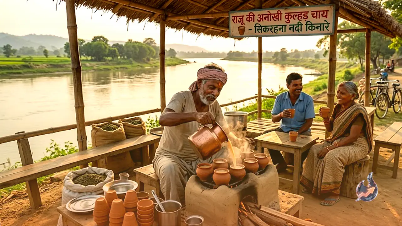 Unique Tea Spot in East Champaran: Enjoy Relaxing Chai by Sikrahana River