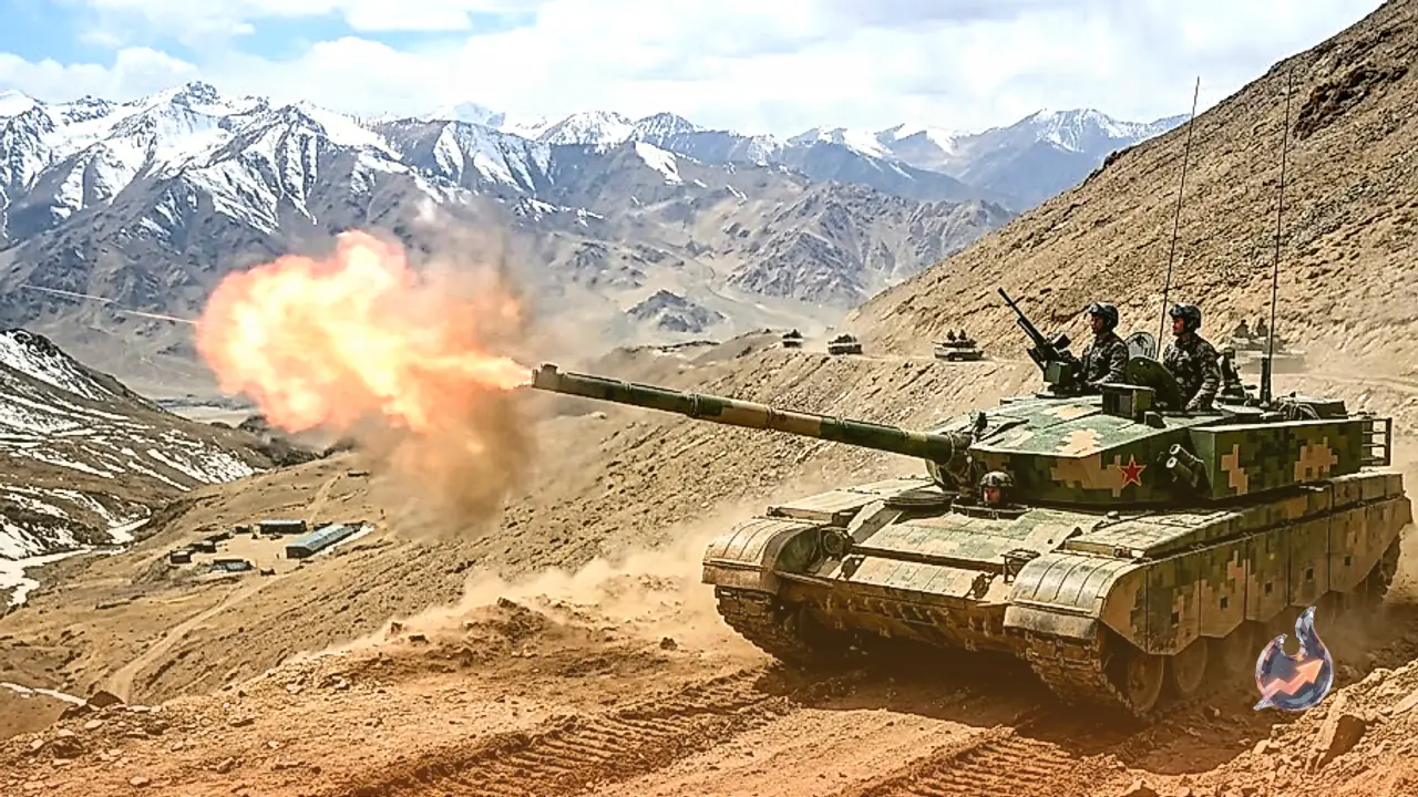 China Showcases Advanced Type 99B Tank Live-Fire Drills Amid Fragile Thaw Along the Himalayan Border