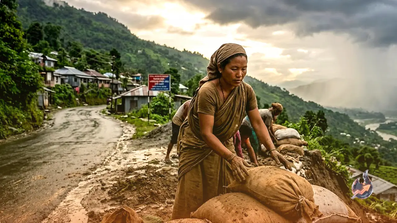 Bay of Bengal's brewing low pressure system threatens to unleash storms and landslides across northern and eastern India