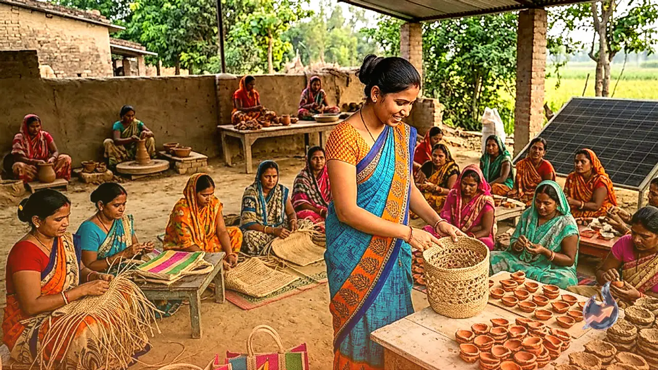 Eastern Uttar Pradesh Woman Entrepreneur Leads 30 Female Artisans Toward Economic Independence
