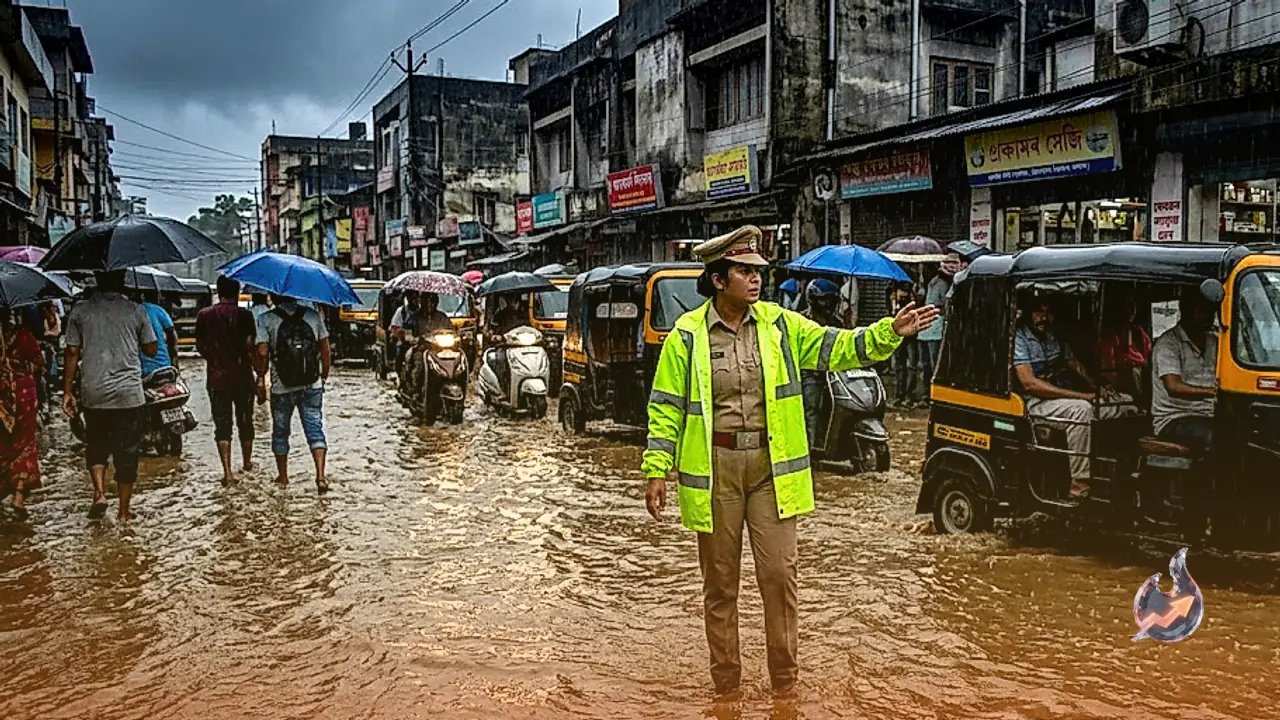 Heavy Downpours Threaten Northeast and Southern States as Delhi Enjoys Clear Skies