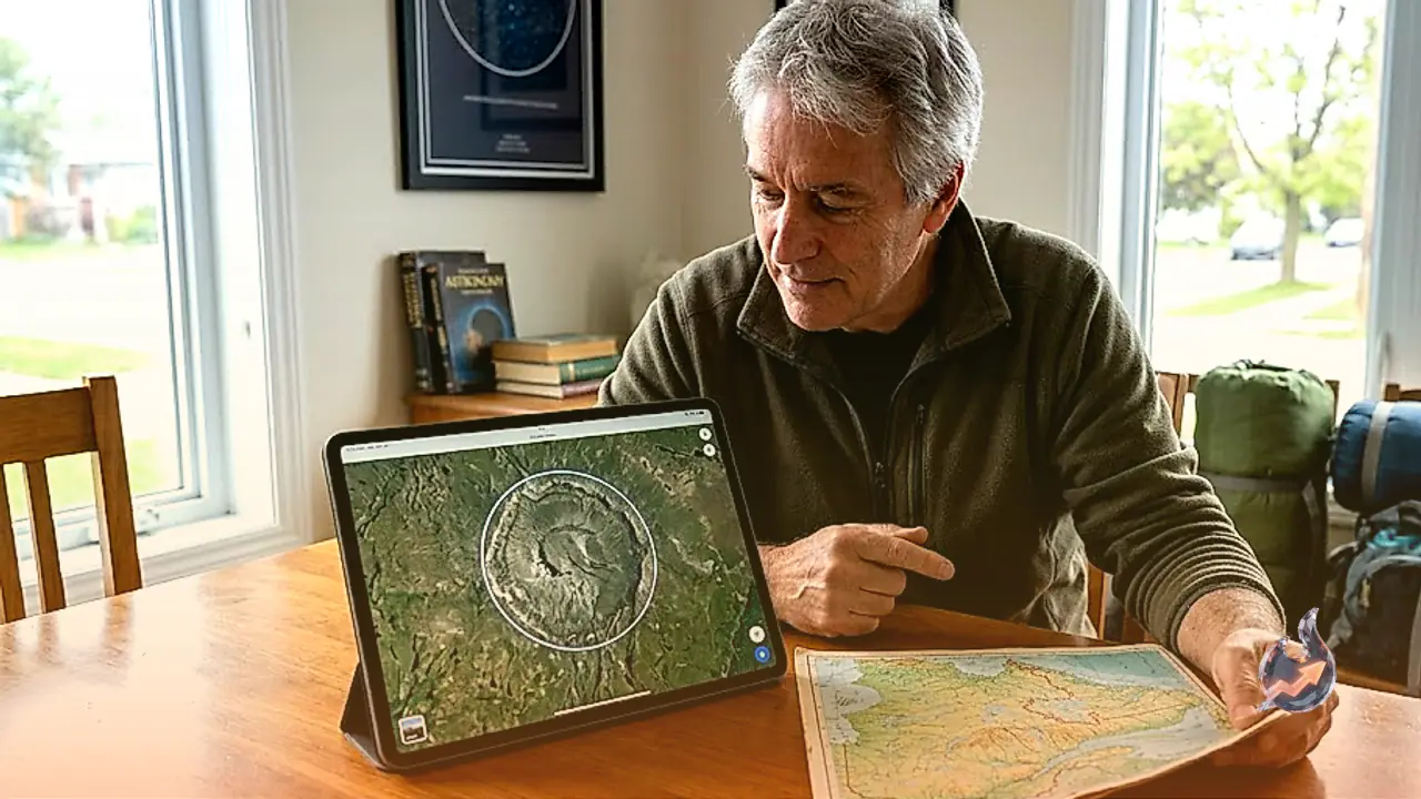 A Quebec Man Spotted a Giant Crater While Planning a Camping Trip on Google Maps, and It Turned Out to Be 390 Million Years Old