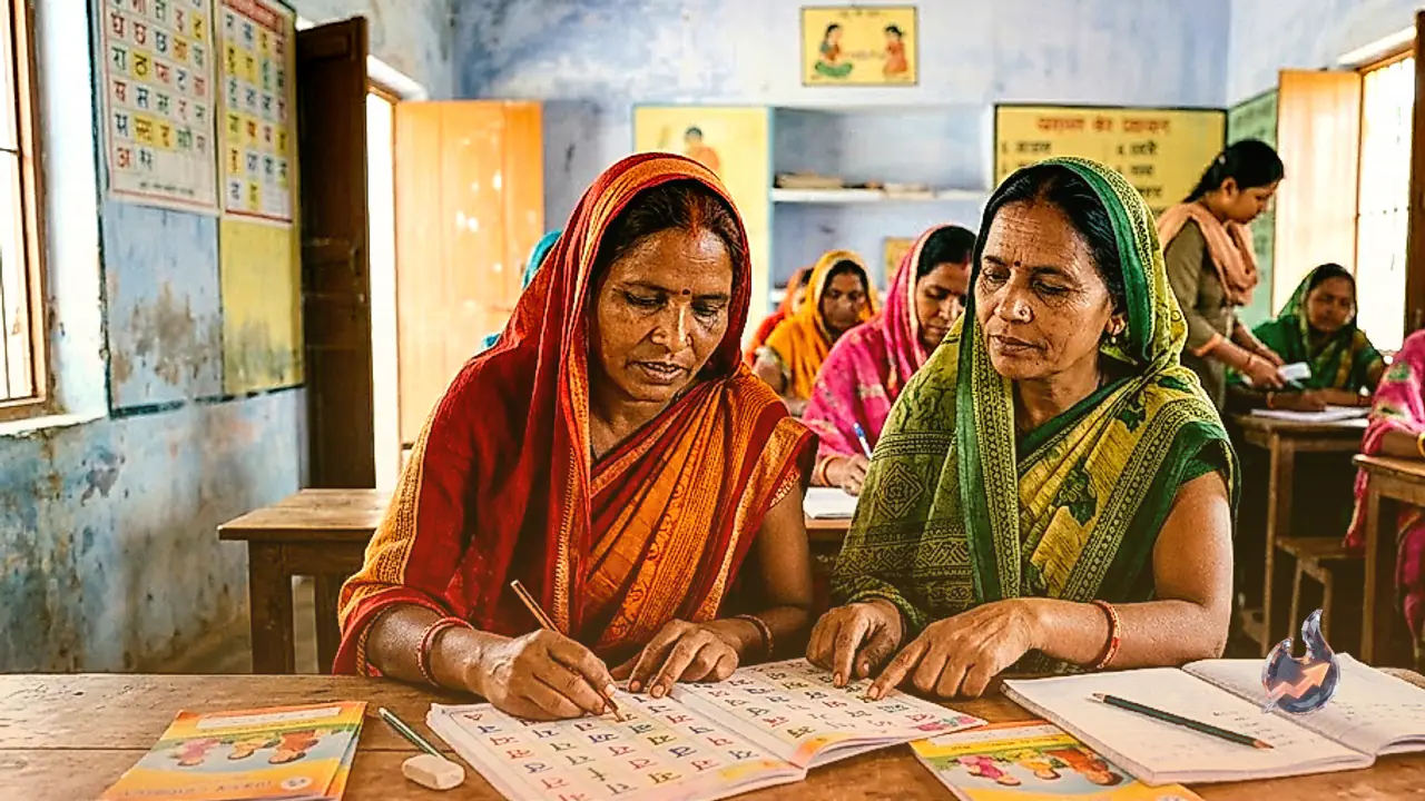 Radha and Malti Return to School at Age 45 in Amethi to Learn Reading