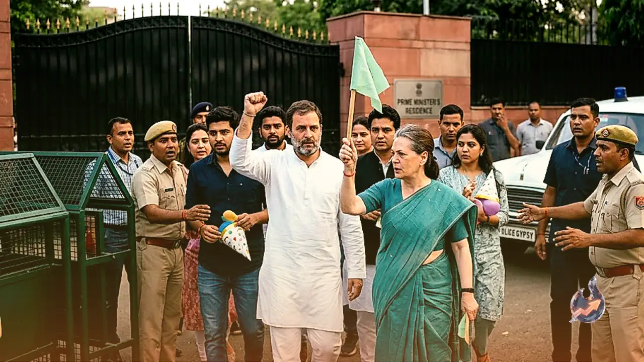 राहुल गांधी और कांग्रेस का पीएम आवास पर अचानक मार्च: विपक्ष की नई आक्रामक रणनीति ने बढ़ाई देश की सुरक्षा चिंताएं
