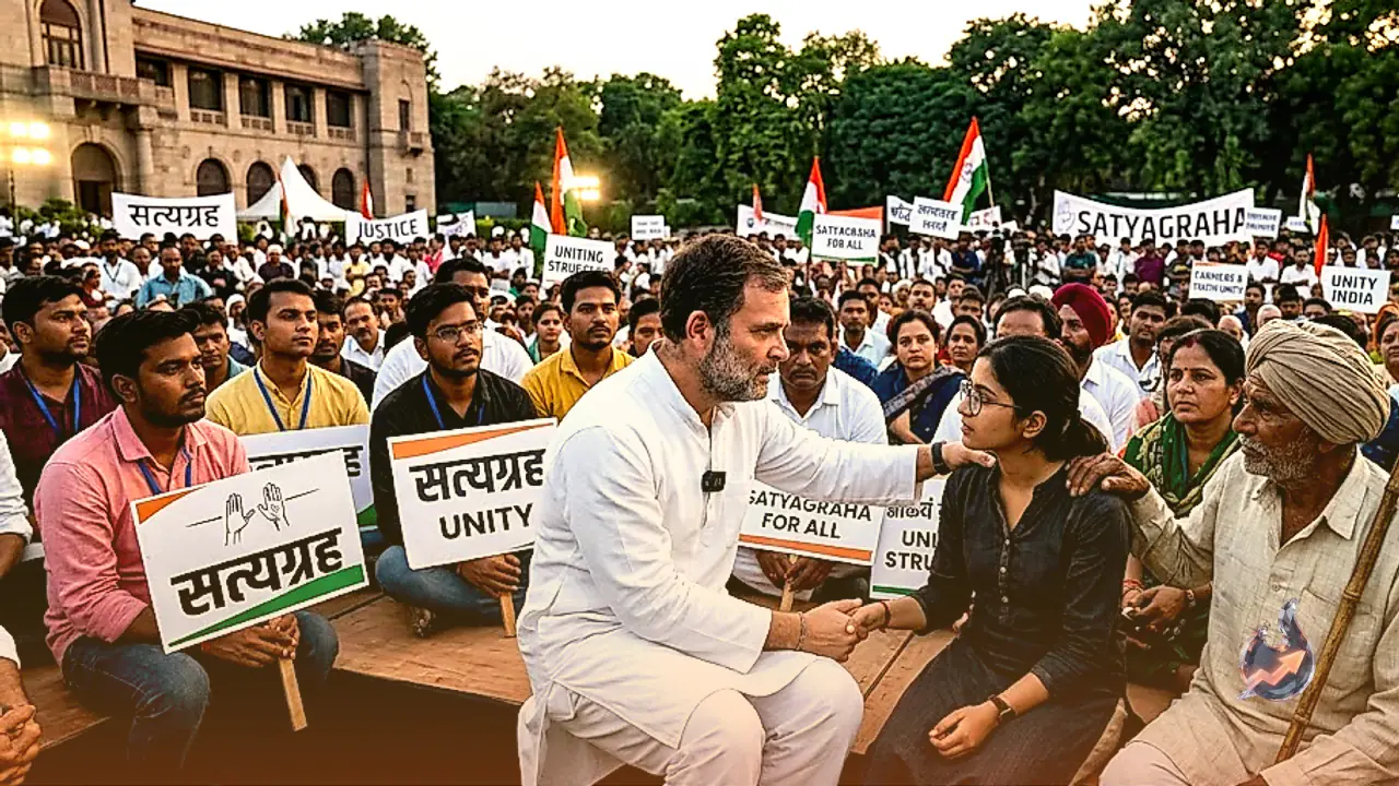अकेले संघर्ष कर रहे लोगों को जोड़ने के लिए राहुल गांधी ने शुरू की 'सत्याग्रह' पहल
