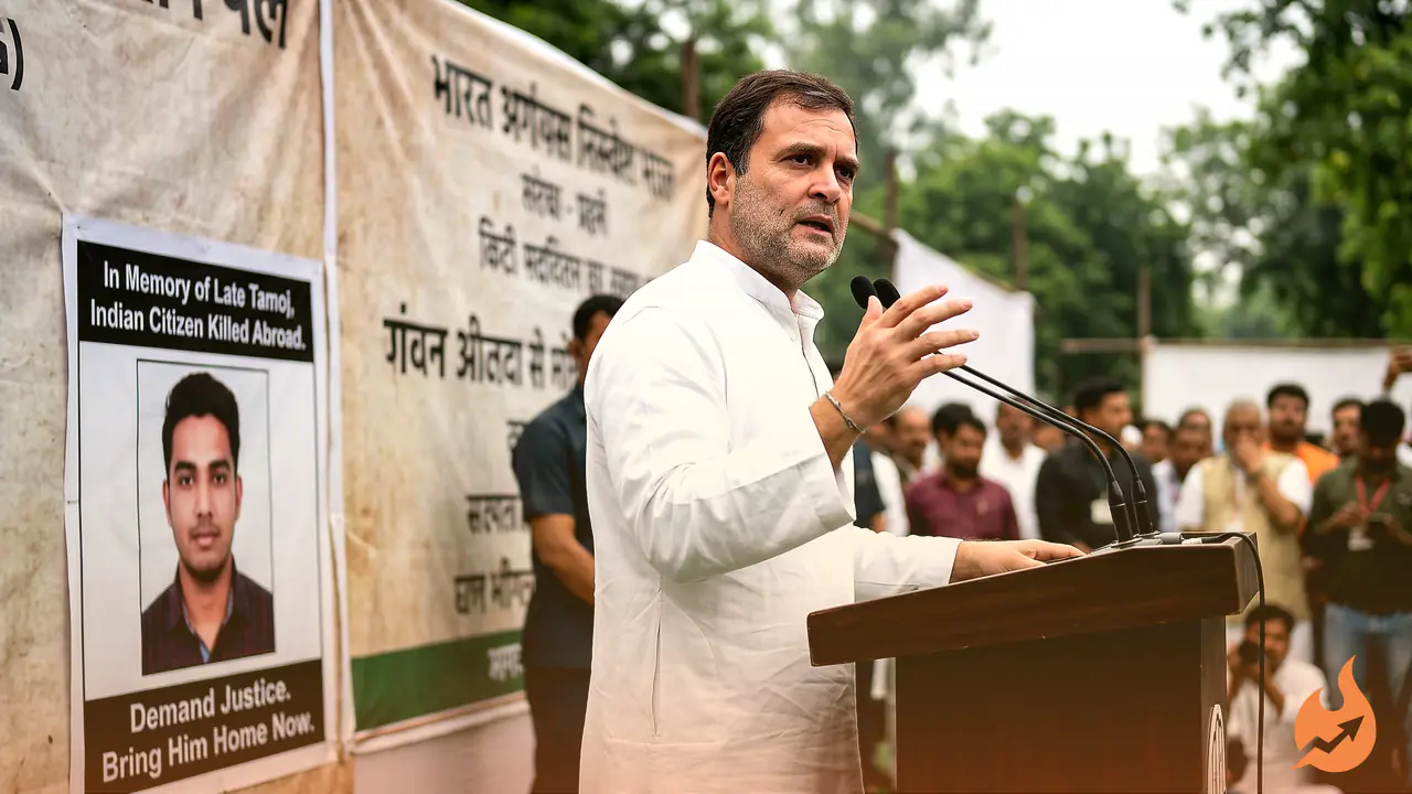 Rahul Gandhi Slams Government Over Indian Killed Abroad: 'Bring Him Home, Now'
