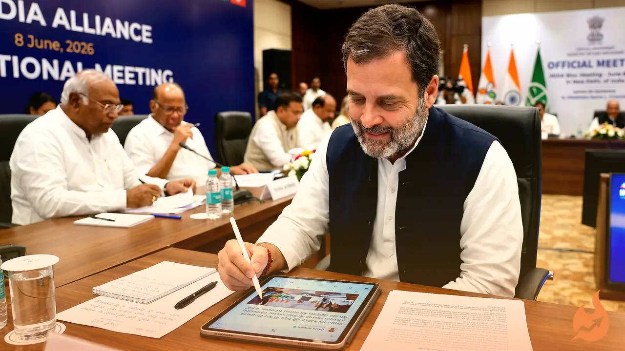 Rahul Gandhi ने X पर साझा किया INDIA गठबंधन की बैठक वाला अपना भाषण, हिंदी अनुवाद भी जारी