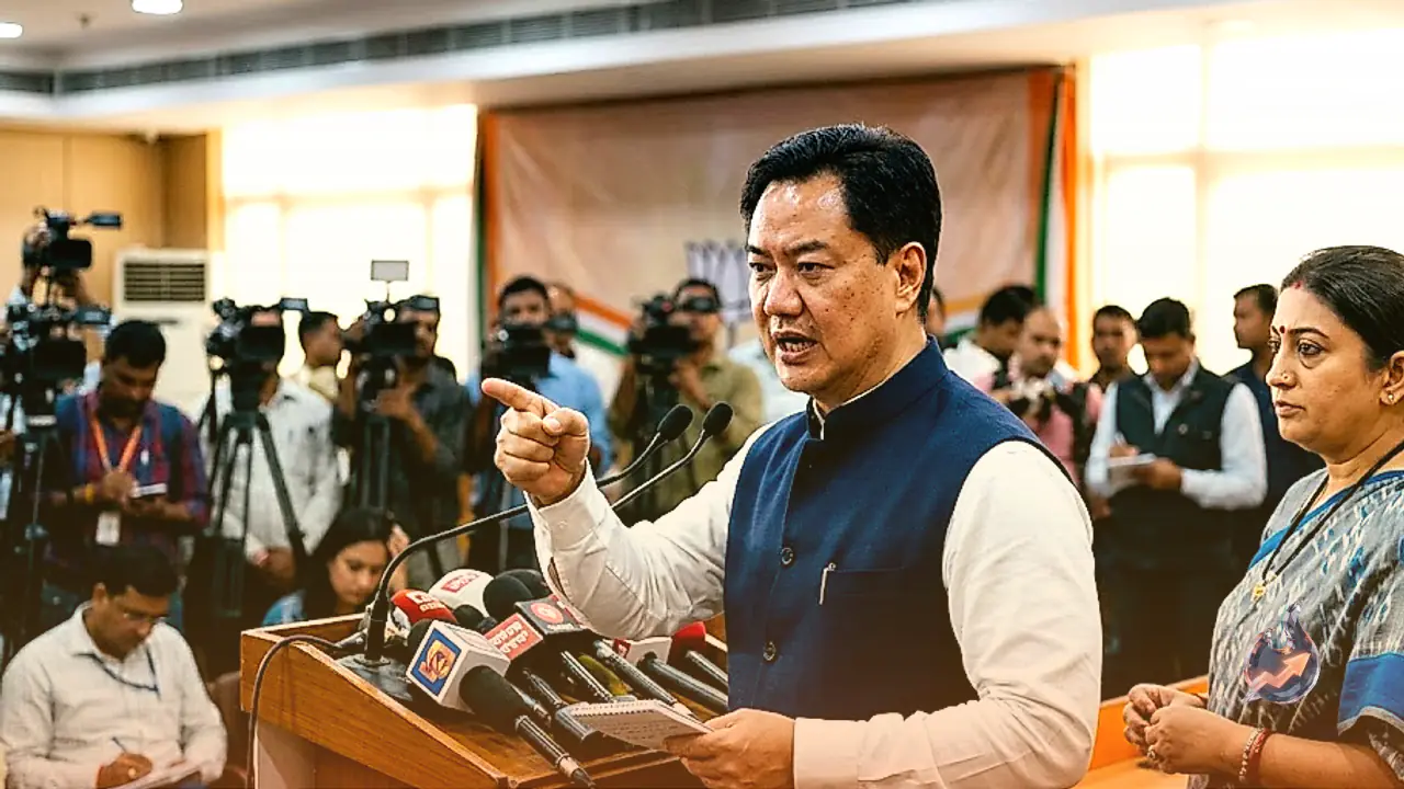 Kiren Rijiju Slams Rahul Gandhi with Historical Charges, Labels Congress a Political Bhasmasur Destroying Its Own Allies