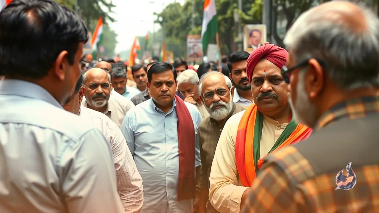 Rahul Gandhi Slams Amit Shah, Mohan Bhagwat and CEC After Opposition March to Election Commission Is Blocked