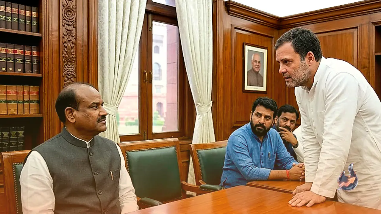 Rahul Gandhi Meets Lok Sabha Speaker Om Birla, Demands Debate on Student Crackdown and Exam Crisis