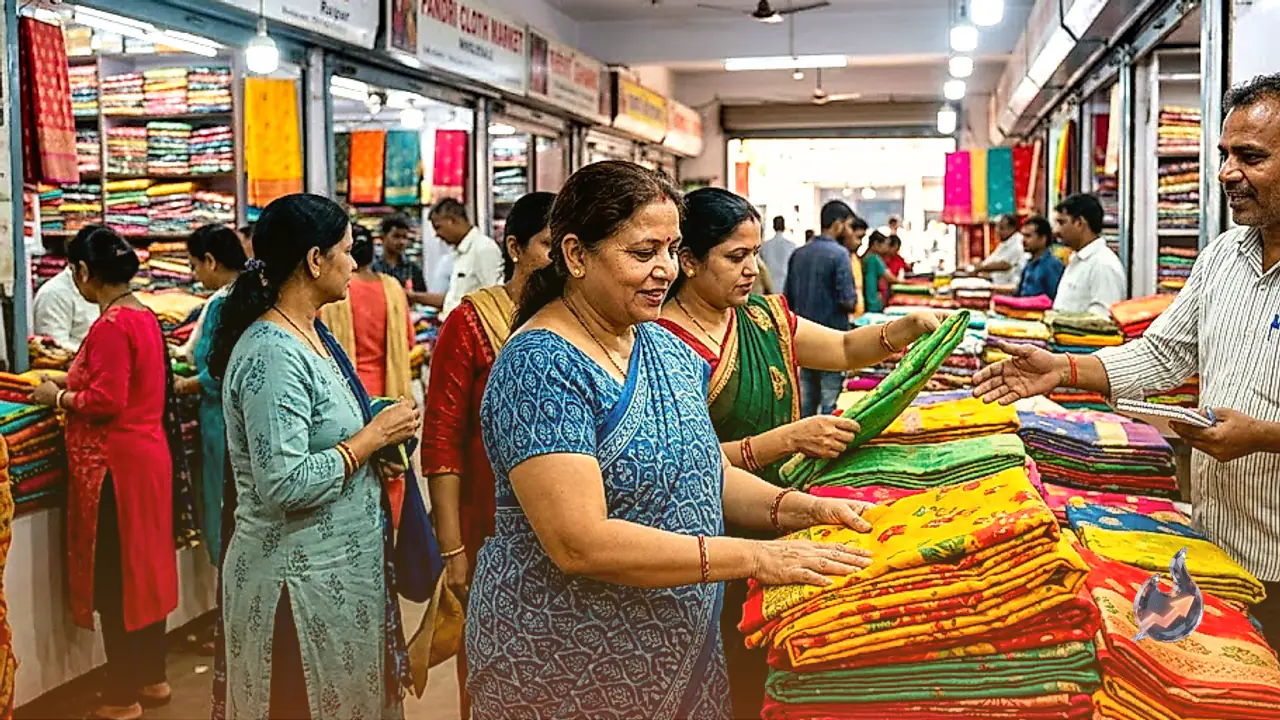 Raipur wholesale textile hub offers sarees starting at Rs 30 as wedding season lifts demand
