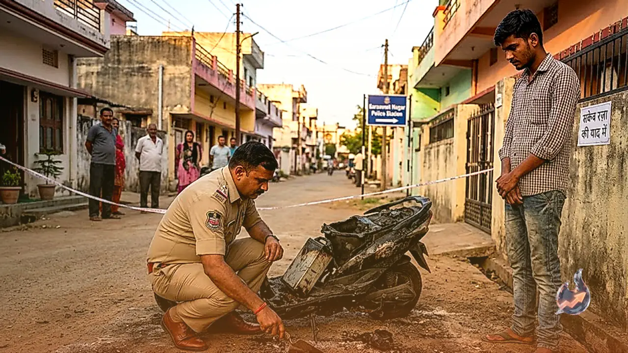 रायपुर में दोस्ती को लेकर हुए विवाद में जली बाइक, दोस्त की जलकर मौत का खुलासा