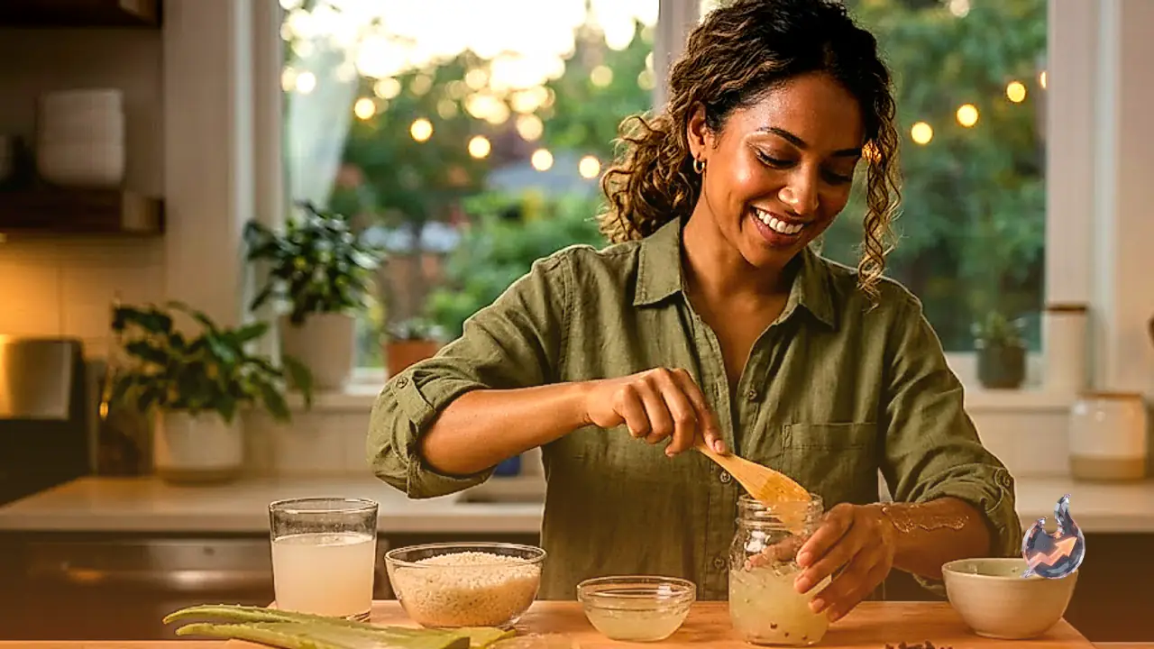 This Homemade Rice Water and Aloe Vera Gel Could Help Revive Dry, Tired-Looking Skin Overnight