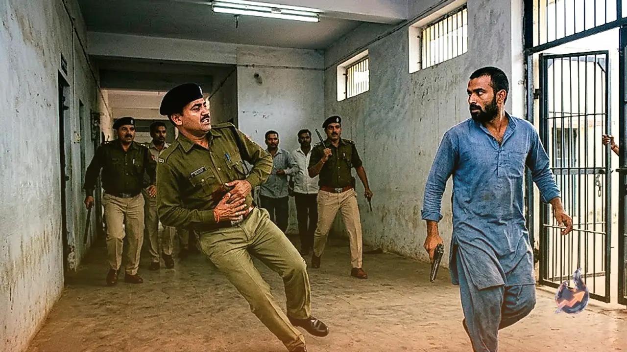Under-Trial Murder Accused Nilesh Thakur Shoots Jail Guard Digvijay Singh Tomar Twice During Escape Bid at Raisen District Jail