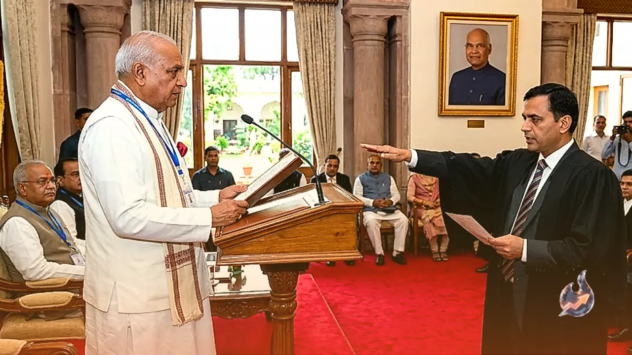 राजभवन में आज सुबह साढ़े नौ बजे राज्यपाल हरिभाऊ बागडे दिलाएंगे जस्टिस संजय कुमार अग्रवाल को मुख्य न्यायाधीश पद की शपथ