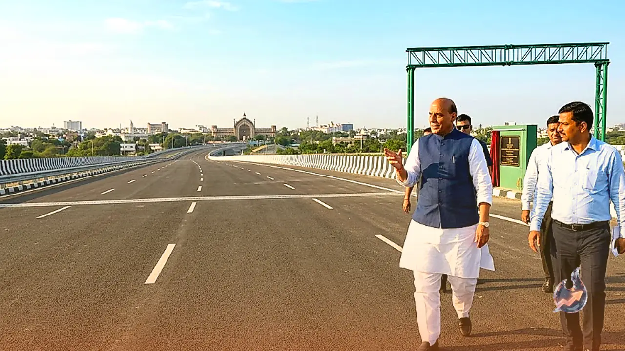 राजनाथ सिंह का लखनऊ दौरा: कानपुर एक्सप्रेसवे से अब महज 50 मिनट में पूरी होगी यात्रा
