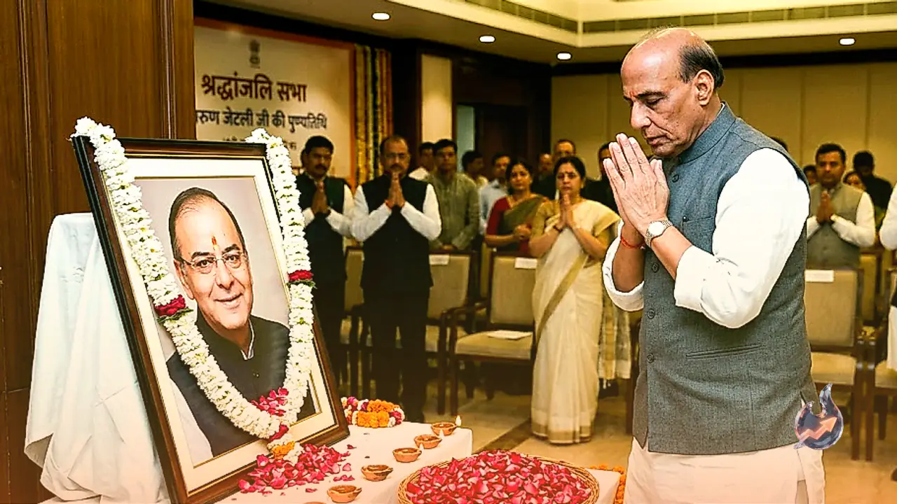 Rajnath Singh Pays Tribute to Arun Jaitley on Death Anniversary