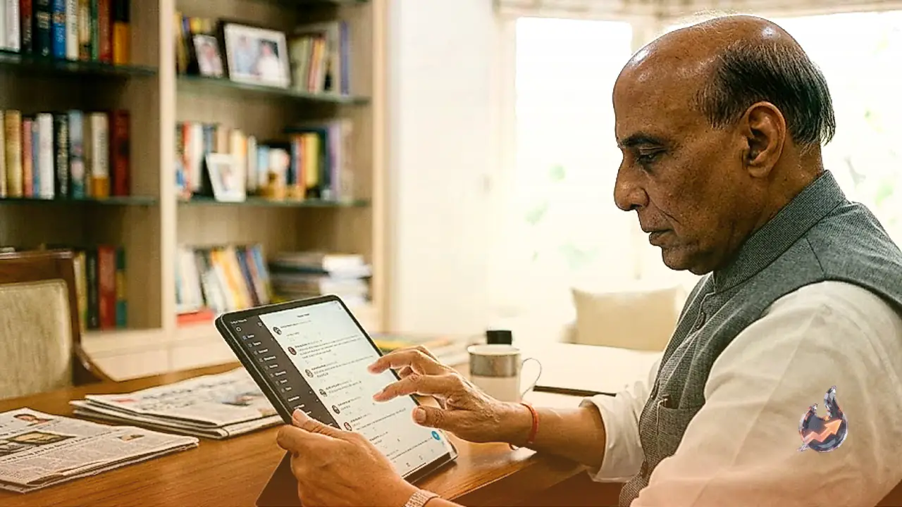 Rajnath Singh Shares Thoughts on Journalism and Ram Bahadur Rai on Social Media