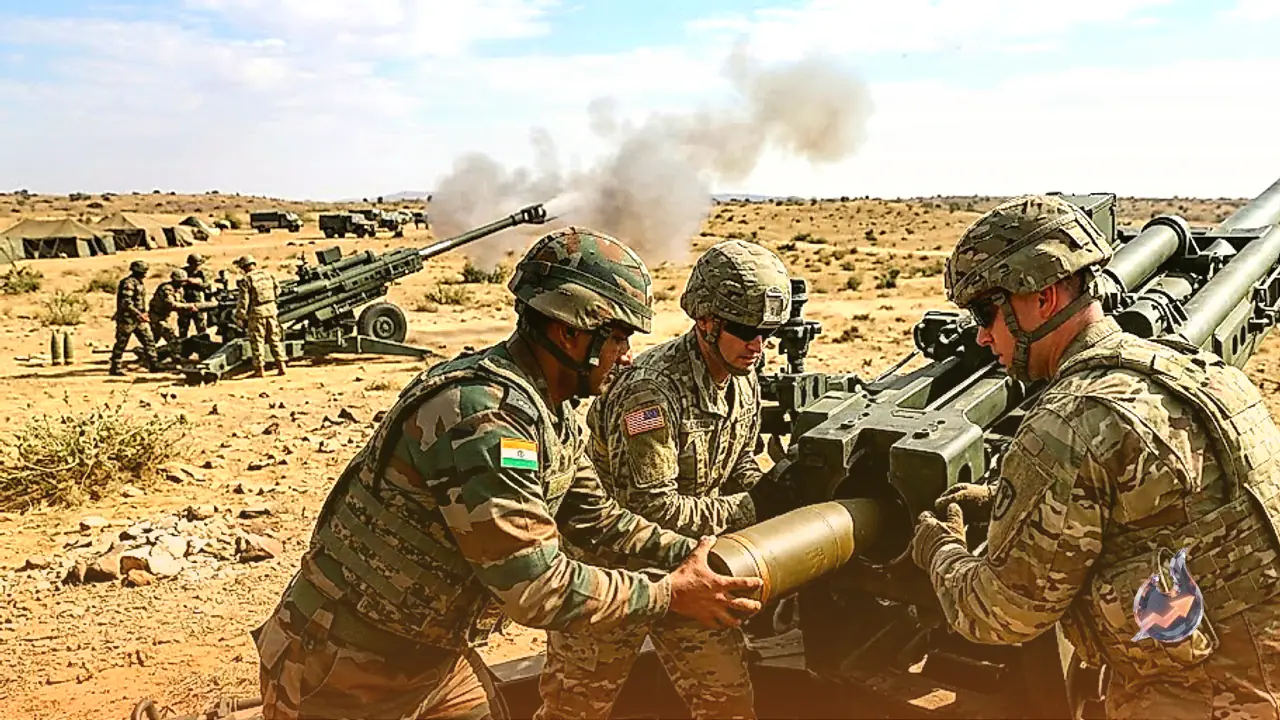 India-US Yudh Abhyas in Rajasthan and Uttarakhand: M777 Ultra Light Howitzers Strike Direct Targets at Mahajan Field Firing Range
