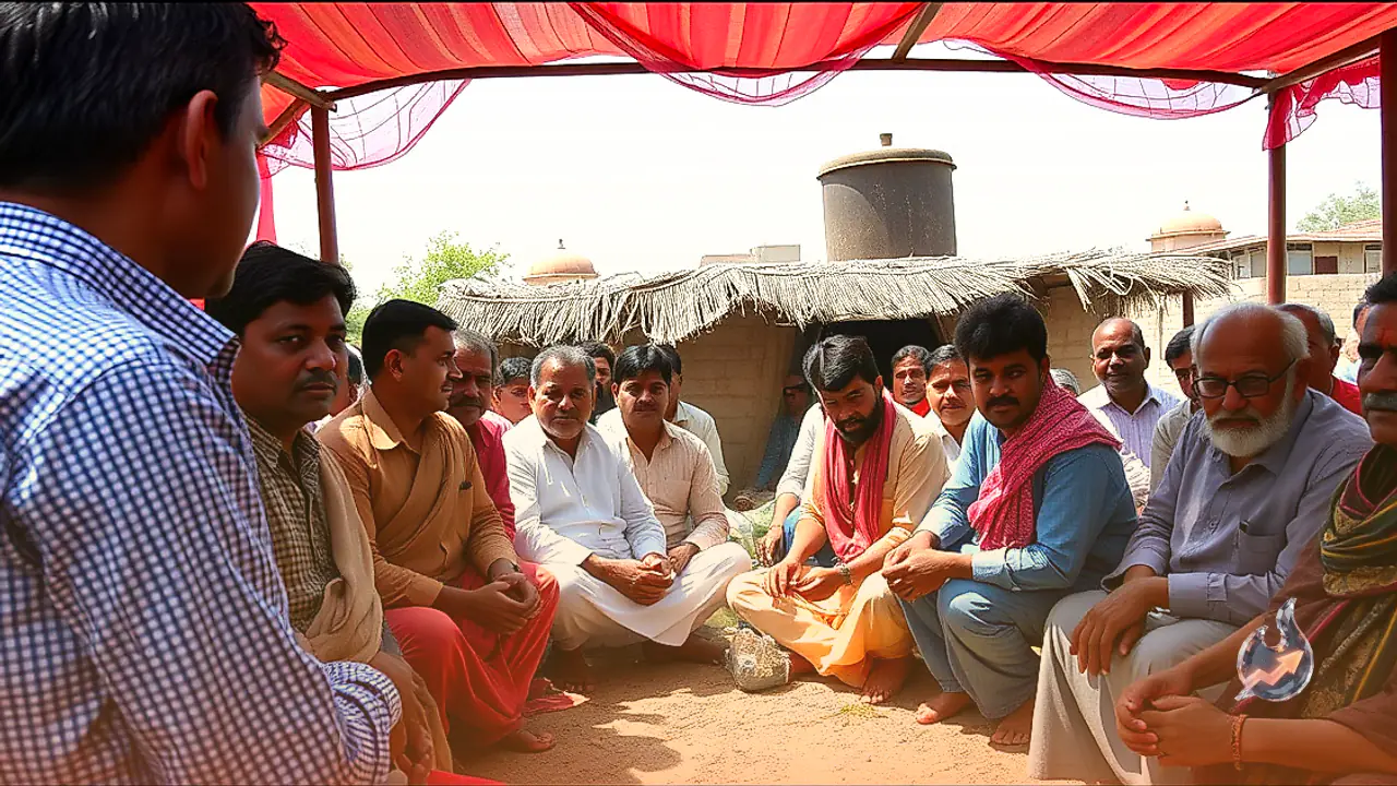 Rajasthan BJP Unveils Village Vision Document for 2026 Panchayat Polls Focusing on Rural Infrastructure and Water Security