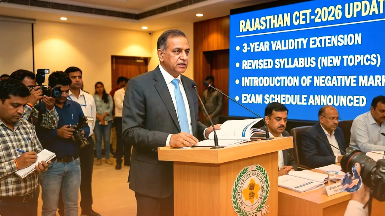 Rajasthan CET-2026 Brings Major Changes: Extended Validity, New Syllabus, Negative Marking, and Exam Schedule Released
