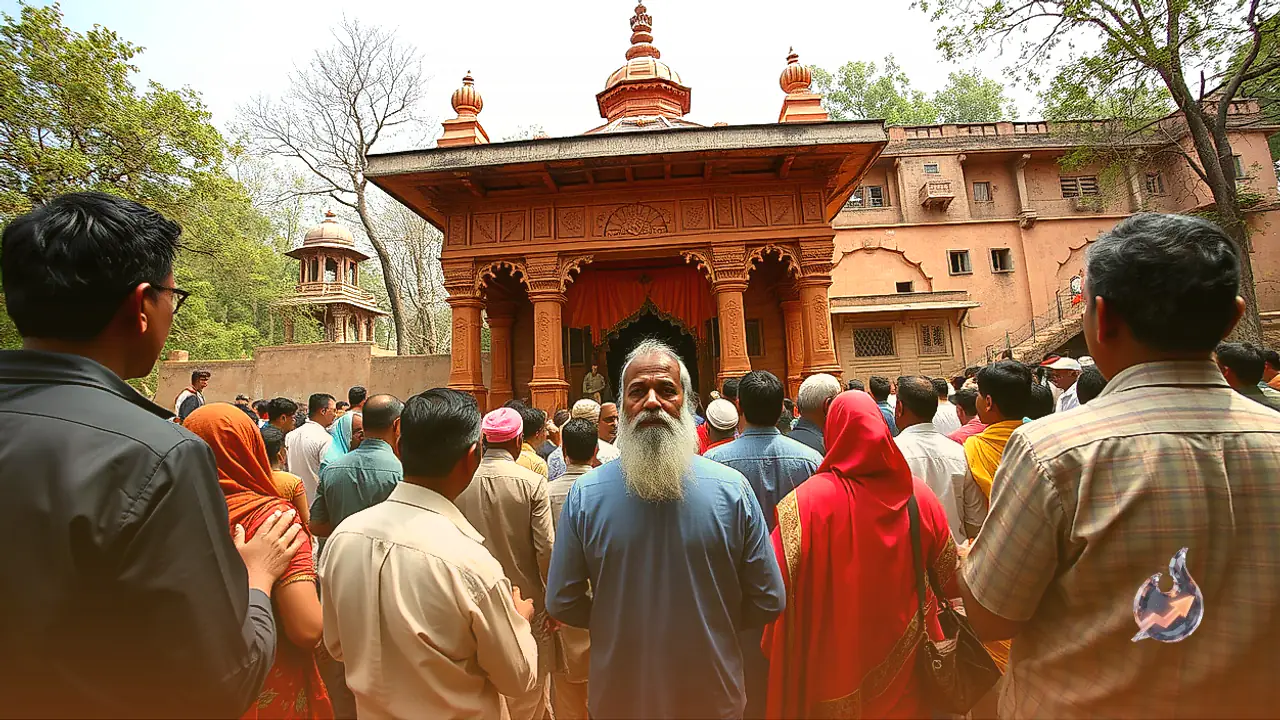 Rajasthan Forest Minister Sanjay Sharma Prays At Khatu Shyam Ji Temple For State Welfare