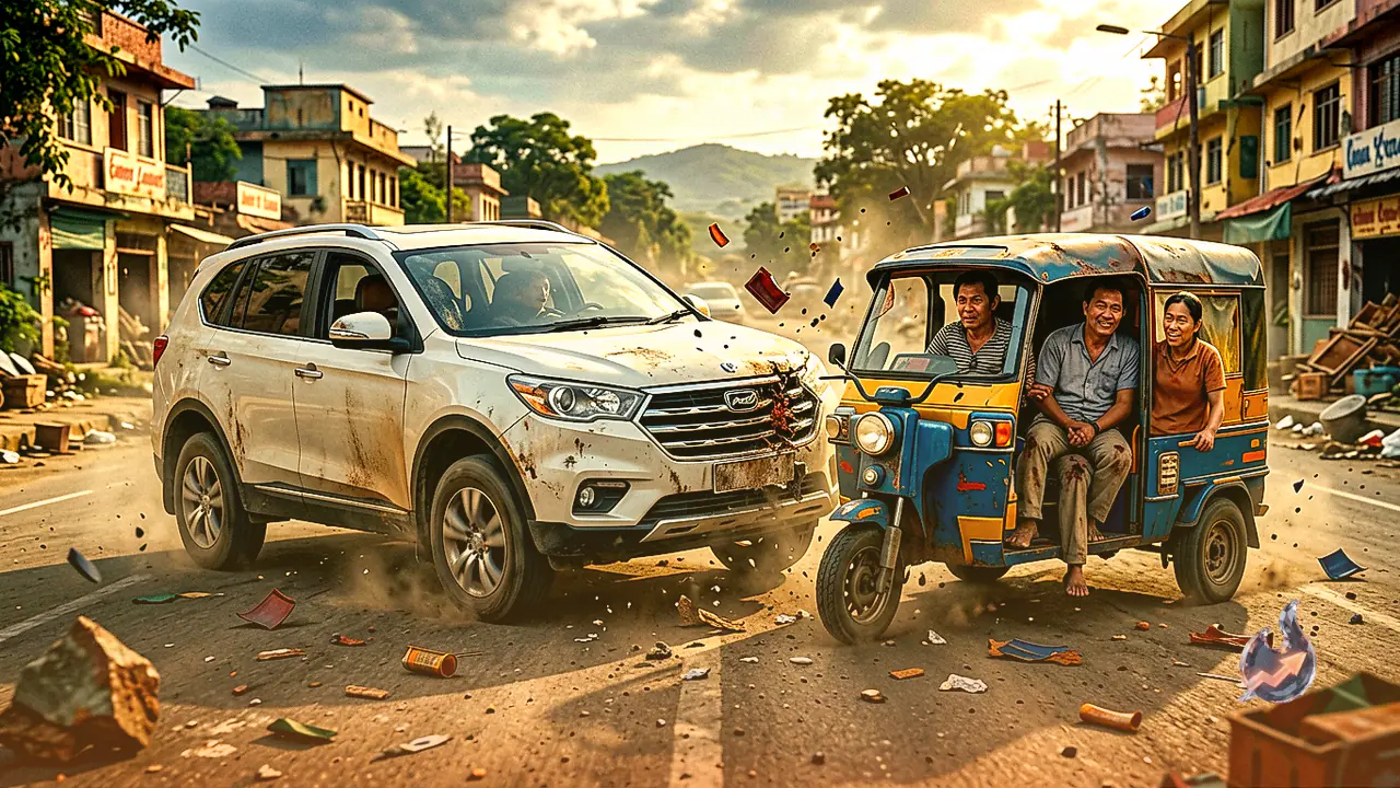 Tragic SUV Auto Crash Near Aaladi Junction Kills Couple Travelling for Raksha Bandhan