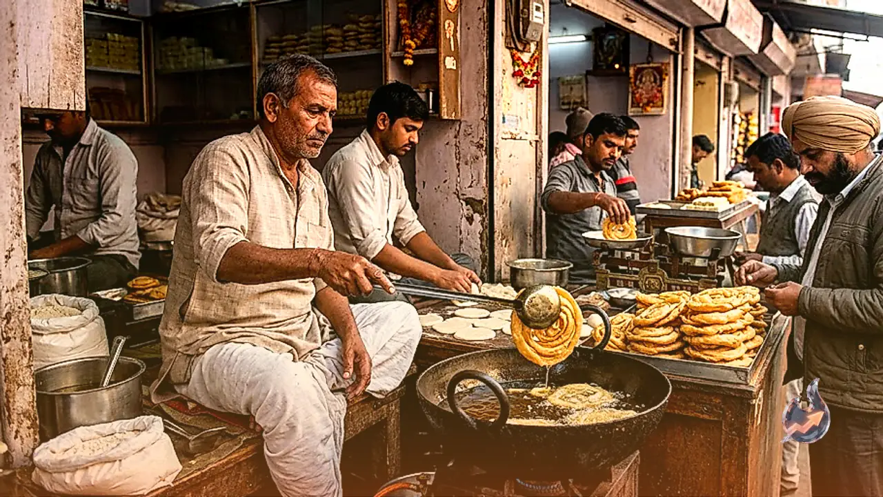 Artisans from Uttar Pradesh Arrive in Bharatpur as Seasonal Khajla Sweet Hits Local Markets