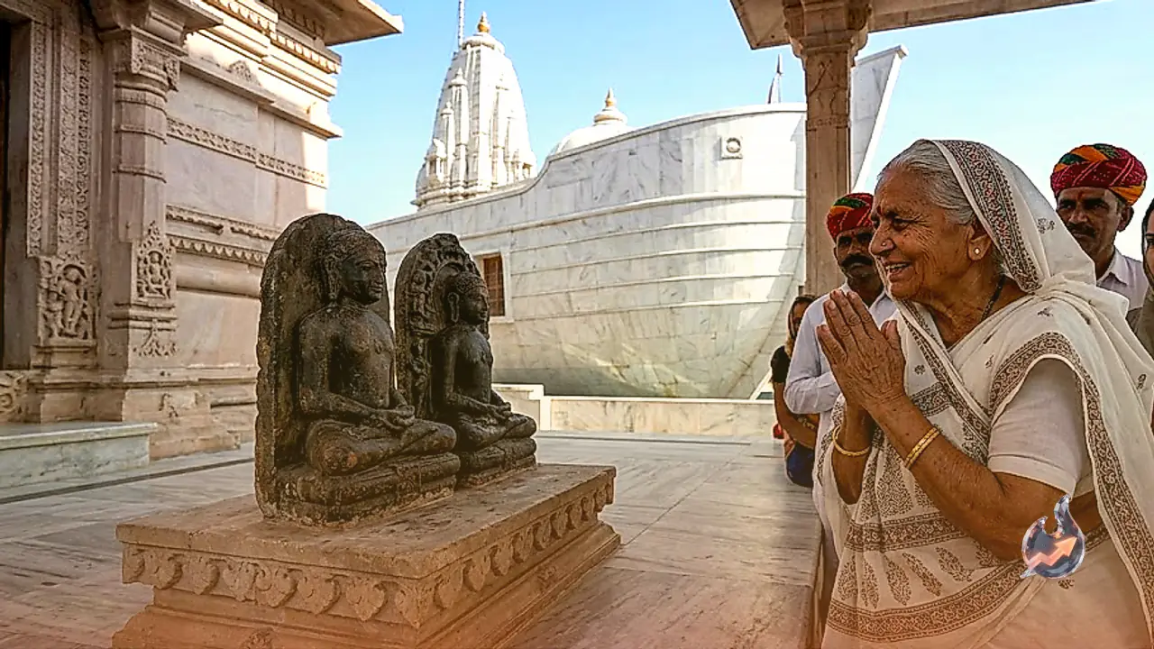 Rajasthan Ship Shaped Swastidham Temple In Bhilwara Draws Devotees With Unearthed Ancient Idols